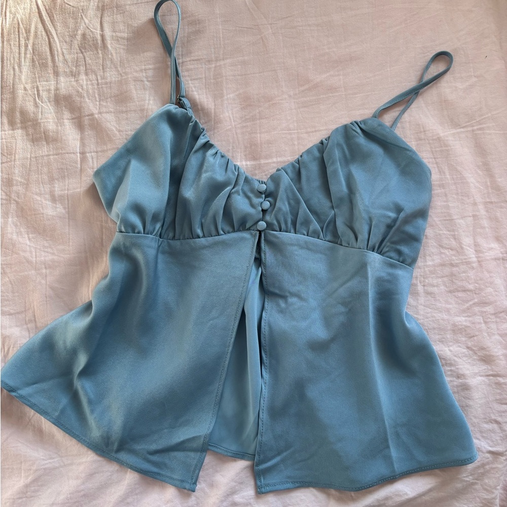 NWT Pacsun La Hearts tank top blue size small